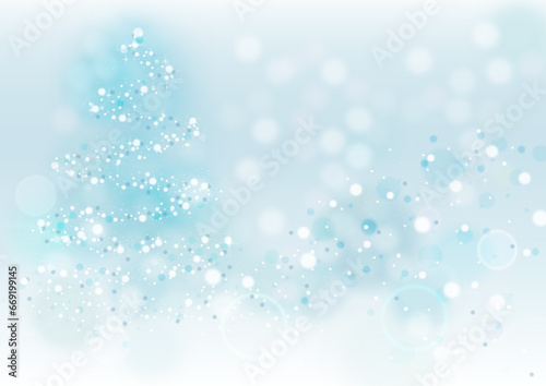 冬の背景ベクター素材