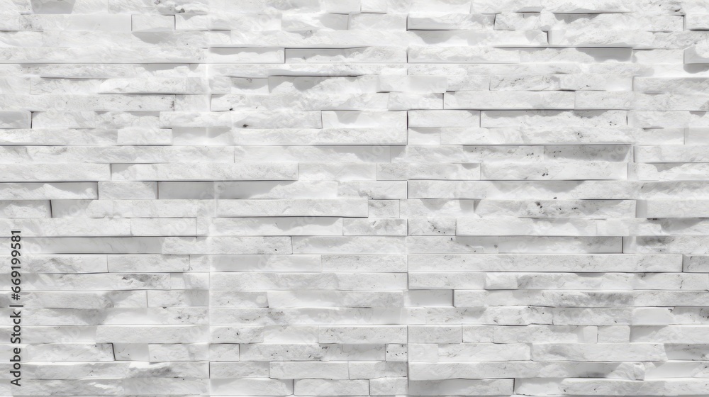 Obraz premium White brick wall background.