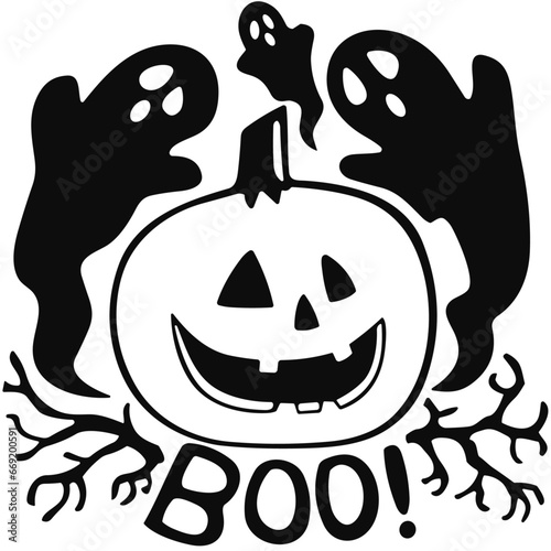 boo, haloween, vector, calabaza, silueta, fantasma, recursos graficos, arte