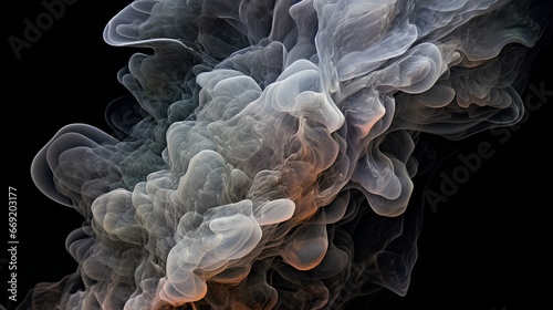 recursive whirling smoke wireframe of luminance phantom wispy cerebral glorification. generative AI