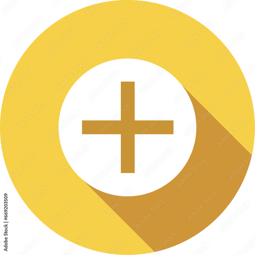 Obraz premium Plus sign icon. 