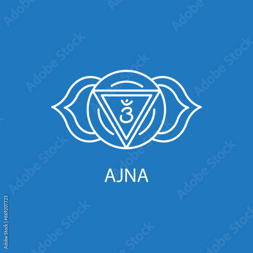 Sahasrara chakra color icon.