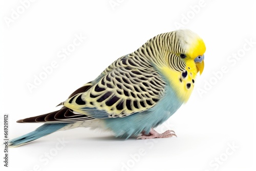 cute and happy parakeet