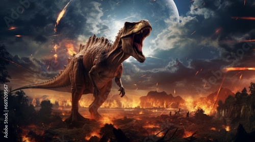 dinosaur extinction historical asteroid impact © medienvirus