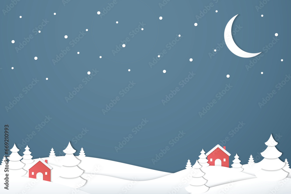 Winter background, Christmas event, Happy New Year