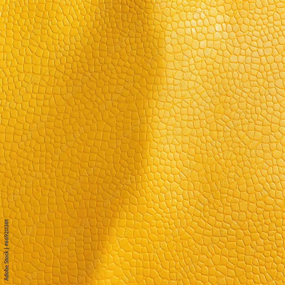 Fototapeta premium yellow soccer texture of leather or fabric. square background