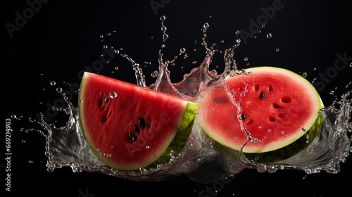 watermelon and splash