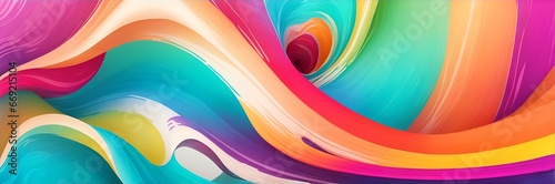 Colourful banner design free download
