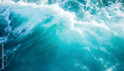 abstract water ocean wave blue aqua teal texture blue and white water wave web banner graphic resource as background for ocean wave abstract backdrop for copy space text © Art_me2541