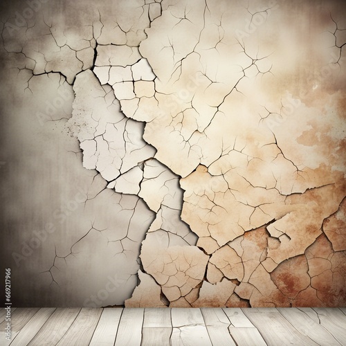 cracked wall illustration background