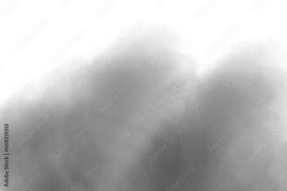 Fototapeta premium Rain clouds, subtle fog fog in raining day