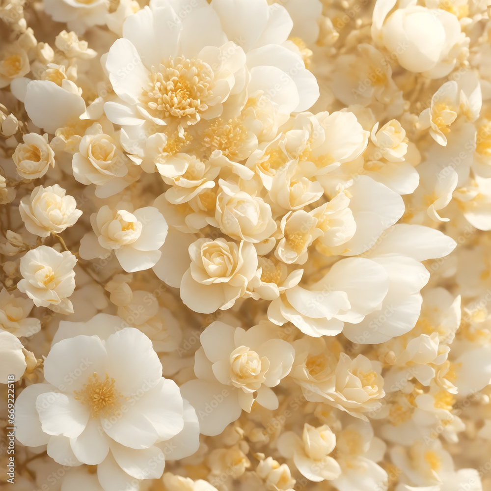 close up of flowers white
