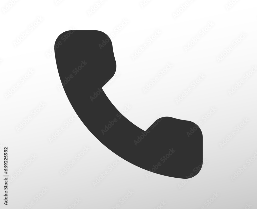 Call Phone flat icon web, app, ui ux, mall sign, door label, vector design element, digital, print