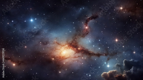 Galaxies  nebulae  and stars are the wonders of the night sky. They reveal the secrets of the universe and its creation. Generative AI