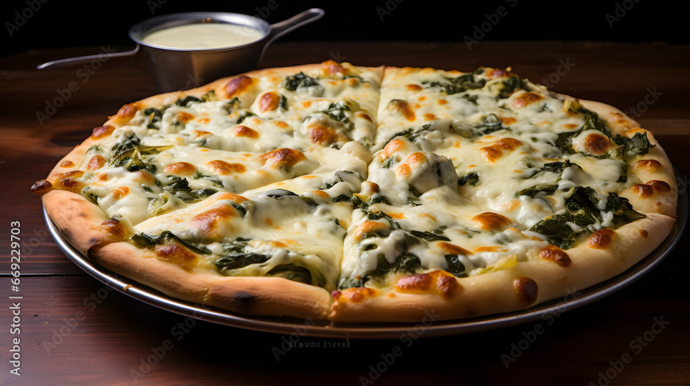 Beautiful tasty pizza with cheese and vegetables Beautiful tasty pizza with cheese and vegetables