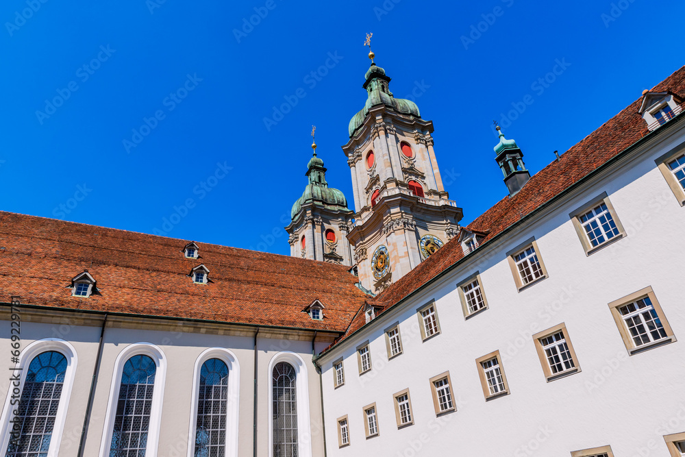 Fototapeta premium Abbaye de Saint-Gall en Suisse