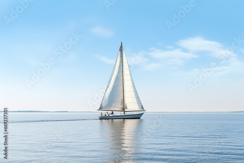 sailboat on the sea © Vasili