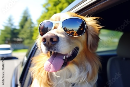 dog in car © Vasili