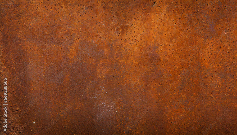 grunge rusty orange brown metal corten steel stone background texture - obrazy, fototapety, plakaty 