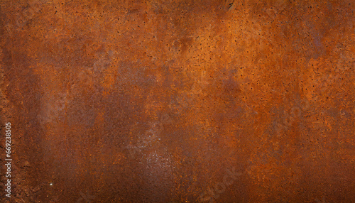 grunge rusty orange brown metal corten steel stone background texture © Alicia