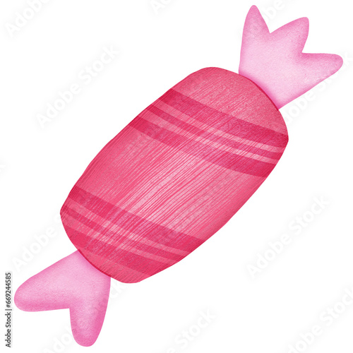 Strawberry flavored candy