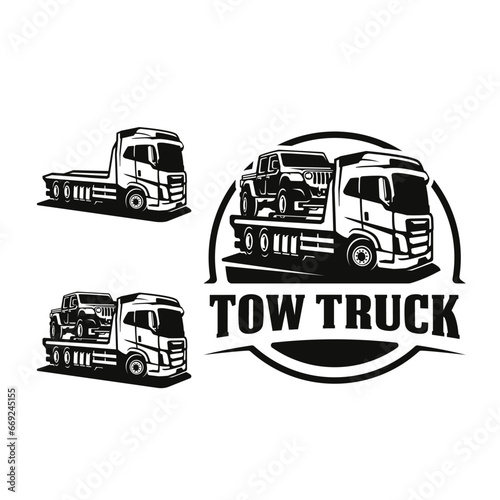 set of transport icons logo vector 
