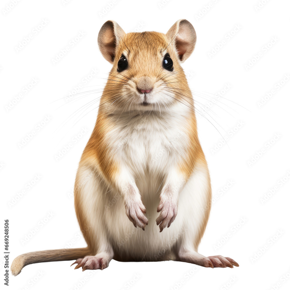 Kangaroo rat on transparent background