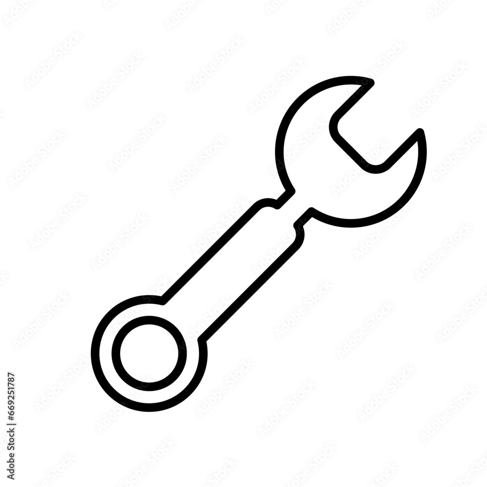 wrench - vector icon wrench - vector icon