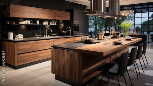 Modern futuristic kitchen design © Milan