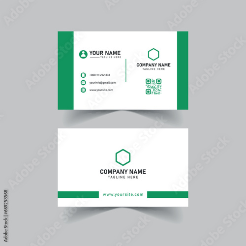 Modern and Creative professional business card template design
