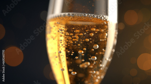 Coupe de champagne, célébration et fête. Ambiance festive, nouvel an, anniversaire. Pour conception et création graphique.