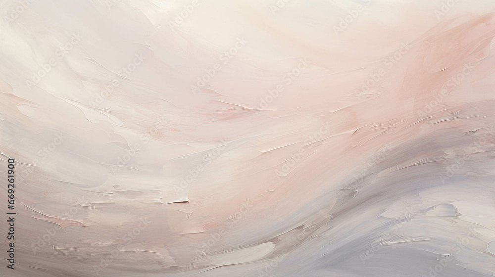 Obraz premium Abstract art for background. Light pink, light grey and beige colors