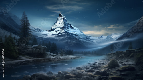 Matterhorn in the winter © DorisKapstad