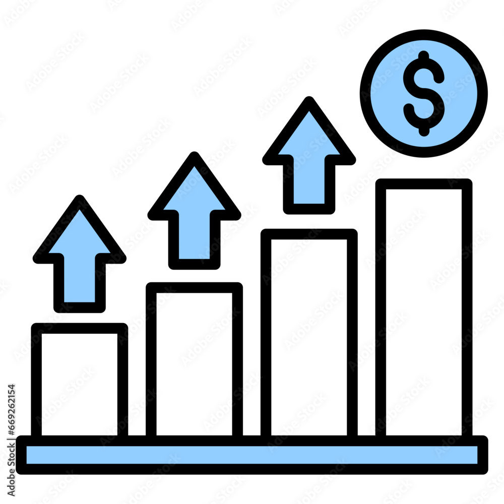 Business Growth Icon Business Growth Icon