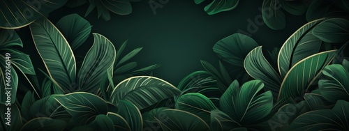 Wallpaper Mural Pattern leaf background green plant tree abstract palm floral wallpaper flower foliage art jungle. Background luxury leaf pattern texture design line summer gold nature monstera fabric golden leaves. Torontodigital.ca
