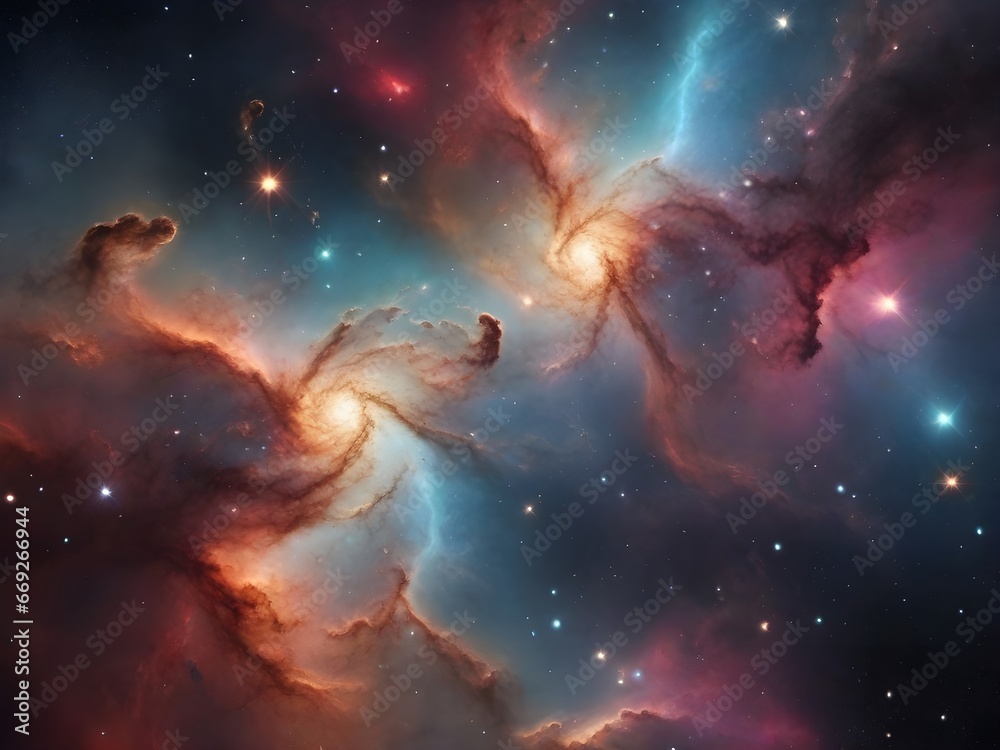 Colorful cloud nebula. in the deep cosmos. Universe science astronomy. space galaxy. Supernova background wallpaper Colorful cloud nebula. in the deep cosmos. Universe science astronomy. space galaxy. Supernova background wallpaper