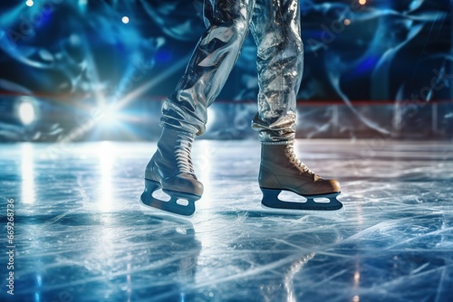 skating on ice