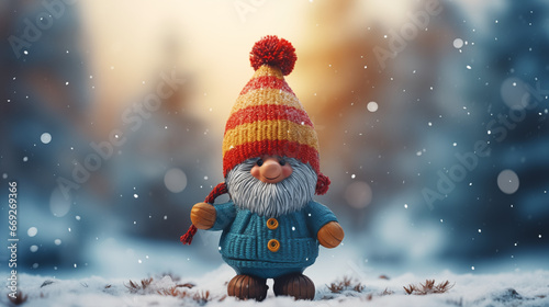 Little Christmas Gnome Figurine