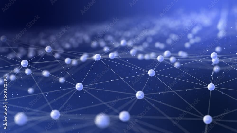 Technology or connectivity idea with plexus effect Technology or connectivity idea with plexus effect