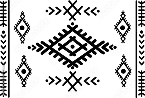 Berber  symbol, Tifinagh, Berber design, Amazigh culture , Amazigh  tattoo.Vector illustration.