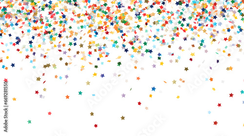 Falling multicolor Confetti