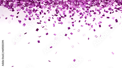 Falling purple Confetti