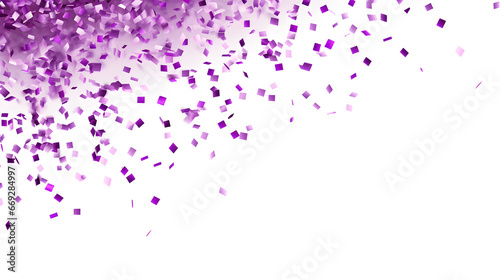  Falling purple Confetti