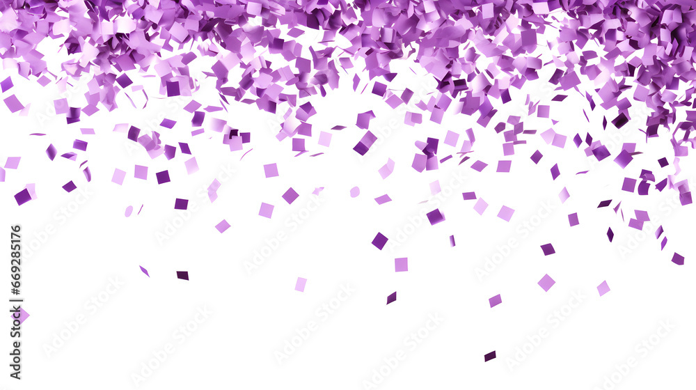 Falling purple Confetti Falling purple Confetti