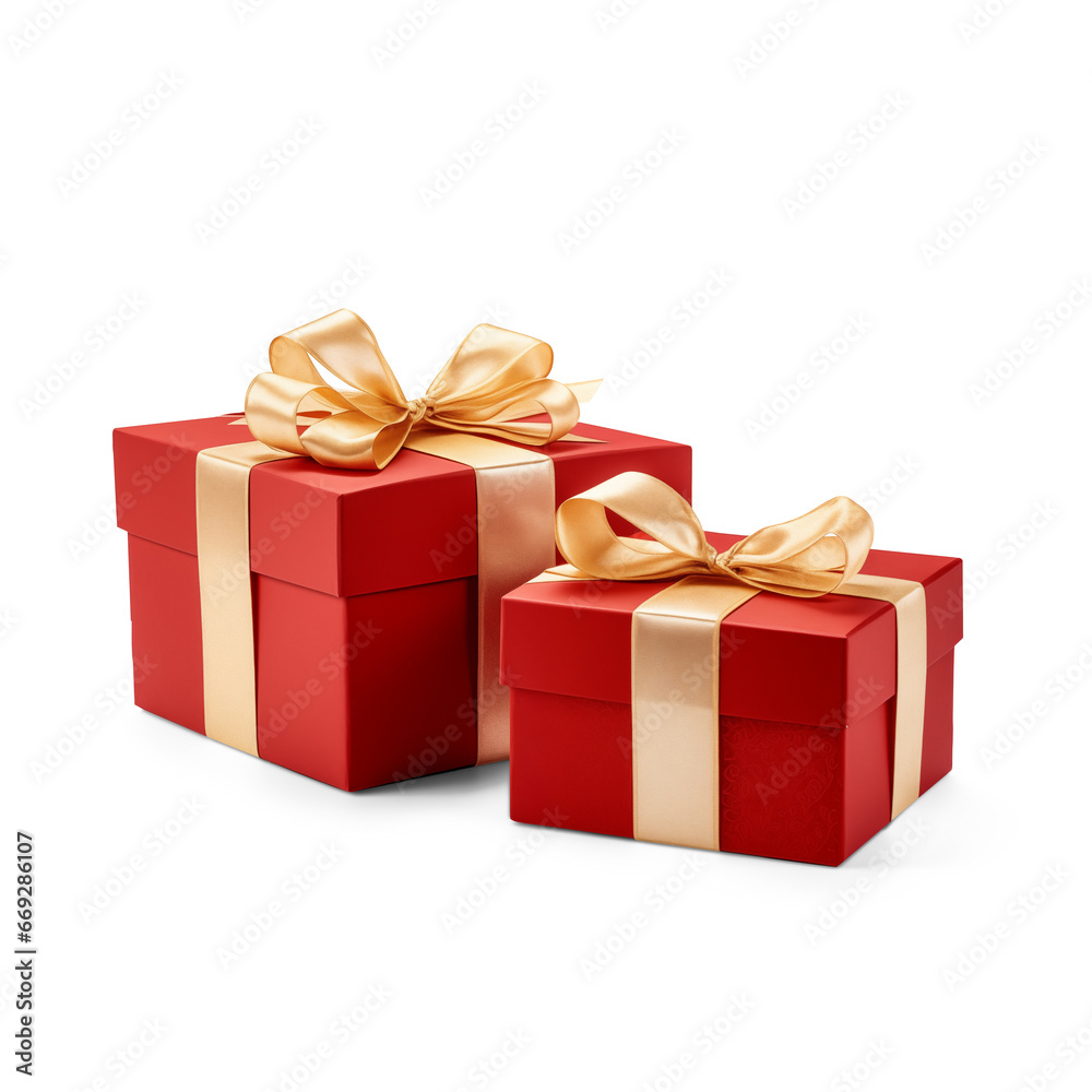 Red Gift Boxes with Gold Ribbons | Birthday & Christmas Gif box | Isolated on Transparent & White Background | PNG File with Transparency Red Gift Boxes with Gold Ribbons | Birthday & Christmas Gif box | Isolated on Transparent & White Background | PNG File with Transparency