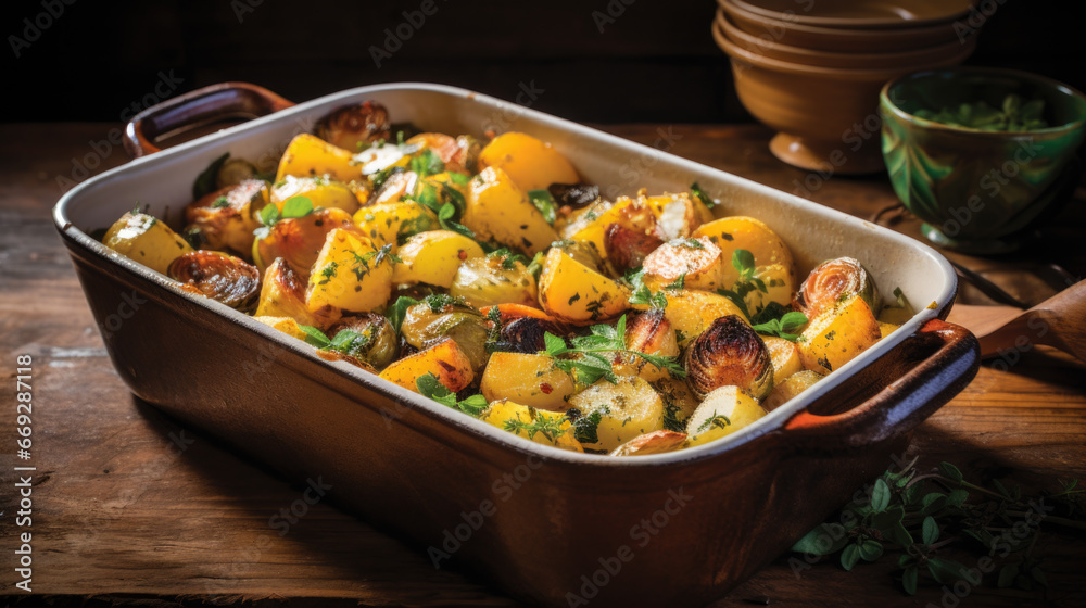 A delicious potato casserole A delicious potato casserole