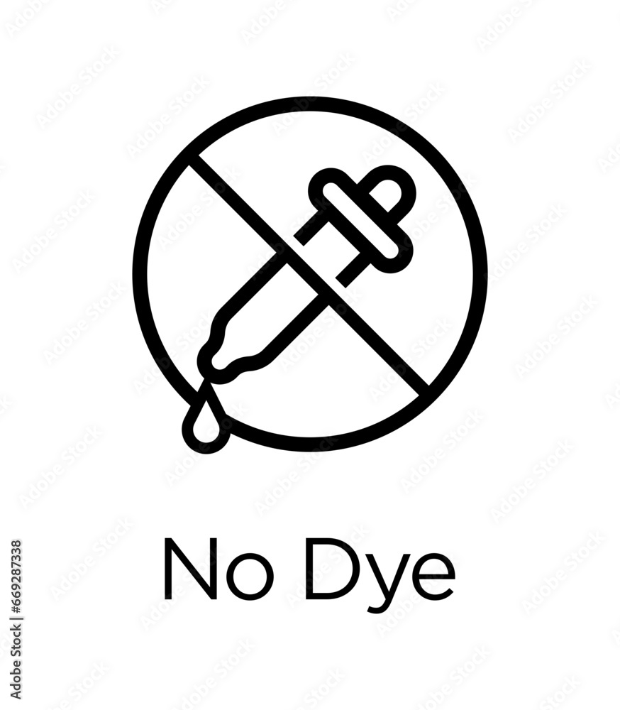 No die line icon No die line icon