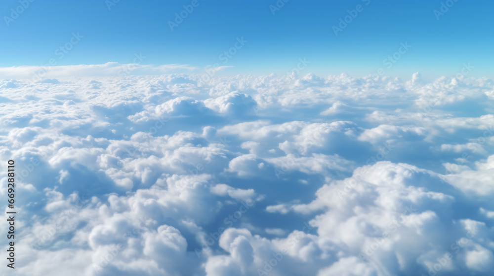 Nuages blancs dans un ciel bleu. Ambiance calme, paradisiaque. Paradis, cieux, nuage. Arrière-plan pour conception et création graphique. Nuages blancs dans un ciel bleu. Ambiance calme, paradisiaque. Paradis, cieux, nuage. Arrière-plan pour conception et création graphique.