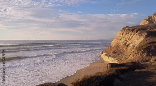 breathtaking cliffside views along the Pomponio state beach coast