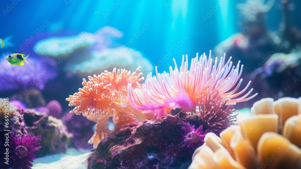 underwater picture of the coral reef, corals and tropical fish, diving, protecting the nature, sea life, global warming, environment, ecology, protecting the sea, multicolored coral, rainbow underwater picture of the coral reef, corals and tropical fish, diving, protecting the nature, sea life, global warming, environment, ecology, protecting the sea, multicolored coral, rainbow